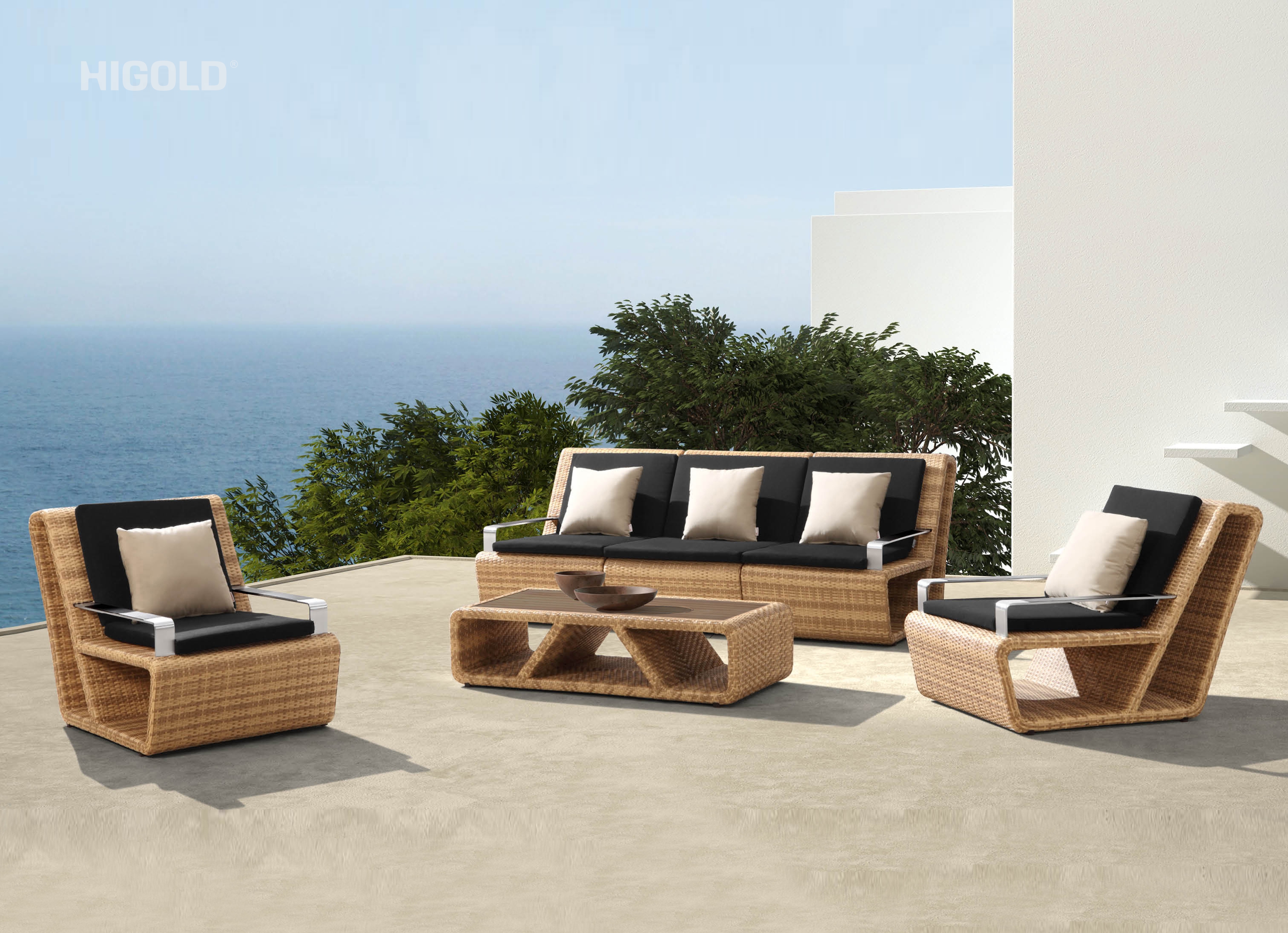 Palace outdoor chaise lounge